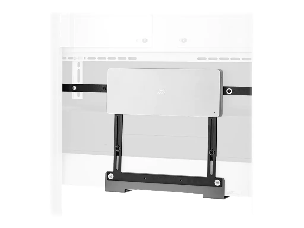 HAGOR - Montagekomponente (Montage-Adapter) - für Videokonferenz-Kamera - Schwarz - Bildschirmgröße: 191-218 cm (75"-86") - Montageschnittstelle: bis zu 800 mm - über Bildschirm, unter Bildschirm - für Cisco Webex Room Kit Mini - Made in Mexico, Room
