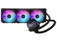 ASUS ROG RYUO III 360 ARGB - Prozessor-Flüssigkeitskühlsystem - Kühlergröße: 360 mm - (für: AM4, LGA1200, LGA1700, AM5, LGA115x Socket) - Kupfersockel - 120 mm - Schwarz