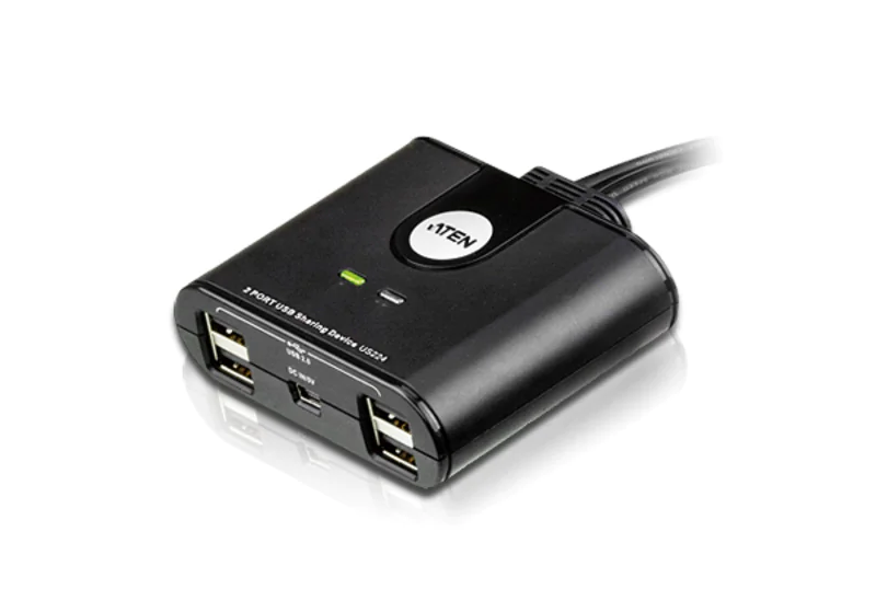 ATEN US224 - USB-Umschalter für die gemeinsame Nutzung von Peripheriegeräten - Desktop - für ATEN UEH4002A