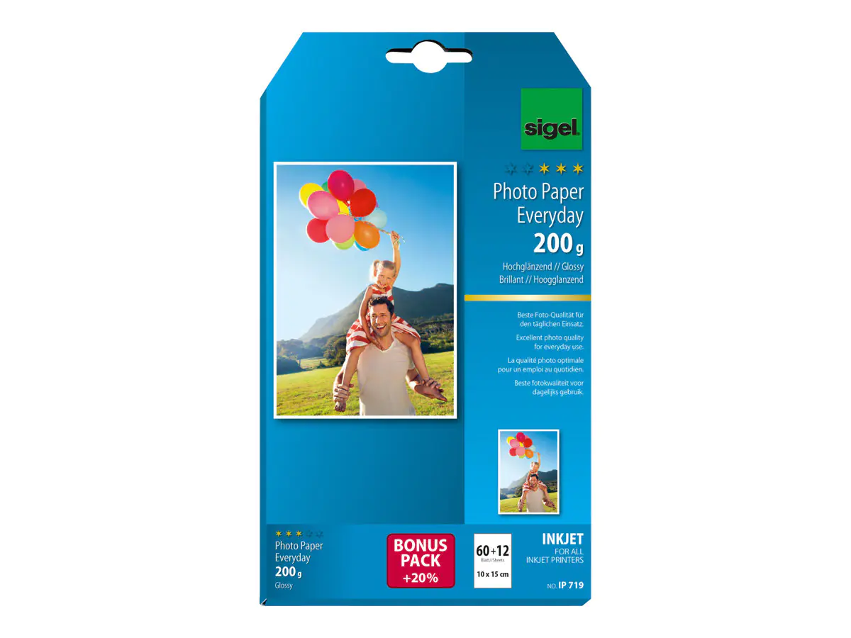 Sigel InkJet Everyday plus Photo Paper IP719