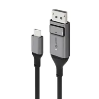 ALOGIC Ultra - DisplayPort-Kabel - 24 pin USB-C (M) zu DisplayPort (M) - 2 m - 4K Unterstützung - Space-grau