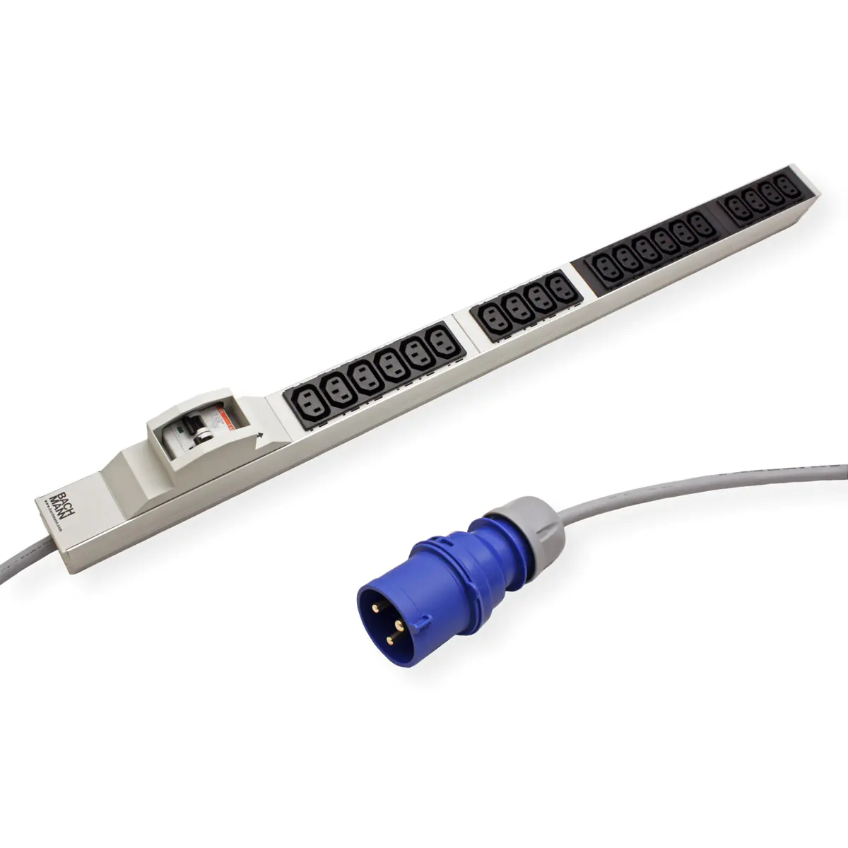 Bachmann Zero U-Space IT Basic, Standard, Senkrecht, 20 AC-Ausgänge, C13-Koppler, 3 m, 230 V 800.0119