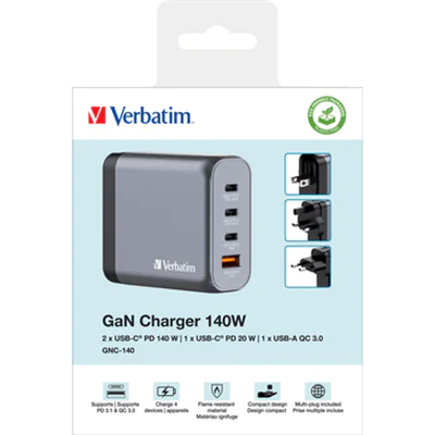 Verbatim Ladegerät Kommunikationstechnik GNC-140 67 x 68 x 31 cm (B x H x T) Polycarbonat grau Verbatim Ladegerät Kommunikationstechnik GNC-140 67 x 68 x 31 cm (B x H x T) Polycarbonat grau