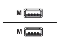 Helos - USB-Kabel - USB (M) zu USB (M) - USB 2.0 - 5 m - Schwarz Helos - USB-Kabel - USB (M) zu USB (M) - USB 2.0 - 5 m - Schwarz