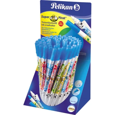 Pelikan Super Pirat - Tintenlöschstift mit Überschreibspitze - Königsblau 987016