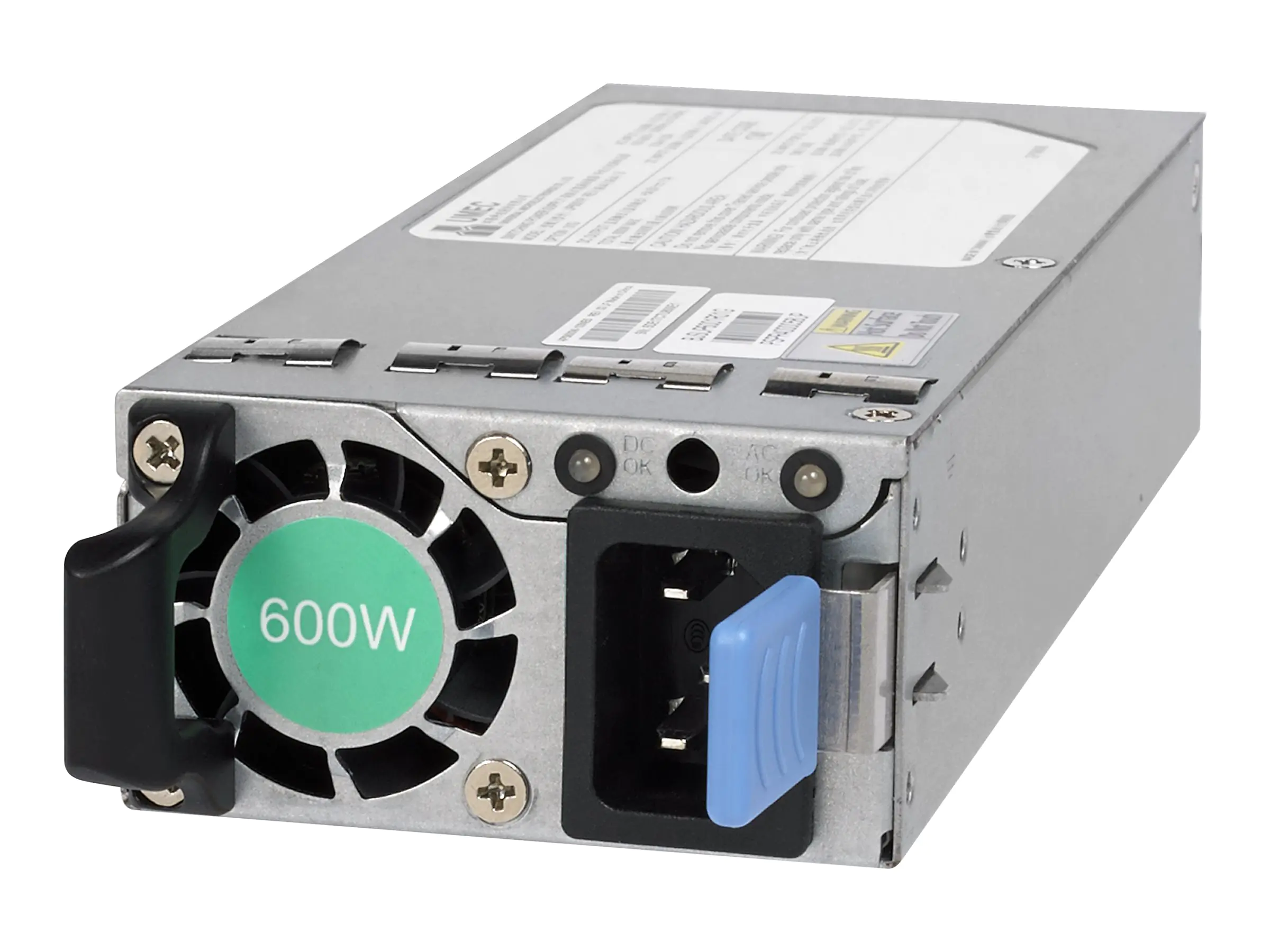Netgear APS600W - Stromversorgung redundant / Hot-Plug (Plug-In-Modul) - modular - Wechselstrom 110-240 V - 600 Watt - für M4350 Series M4350-32F8V