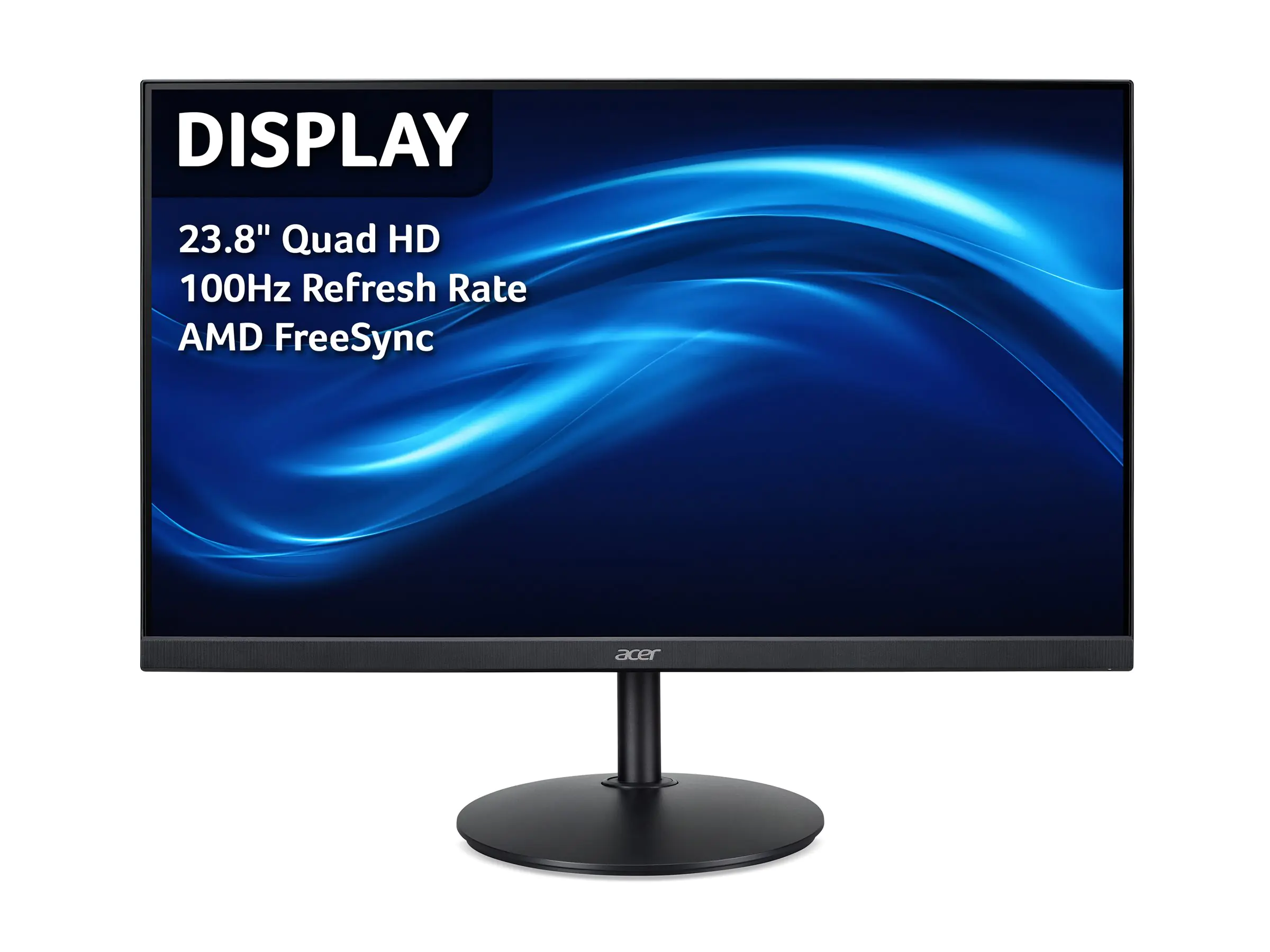 Acer CB242Y Ebmiprx - CB2 Series - LED-Monitor - 61 cm (24") (23.8" sichtbar) - 1920 x 1080 Full HD (1080p) @ 100 Hz - IPS - 250 cd/m² - 1000:1 - 1 ms - HDMI, VGA, DisplayPort - Lautsprecher - Schwarz