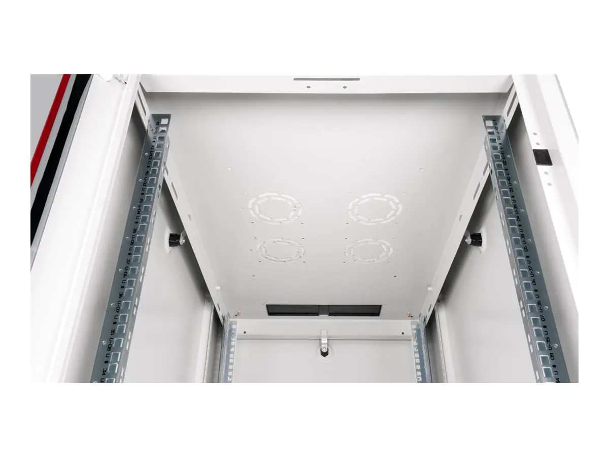 ROTRONIC-SECOMP Roline Basic - Schrank Netzwerkschrank - glass door, 600x1000 WxD - RAL 7