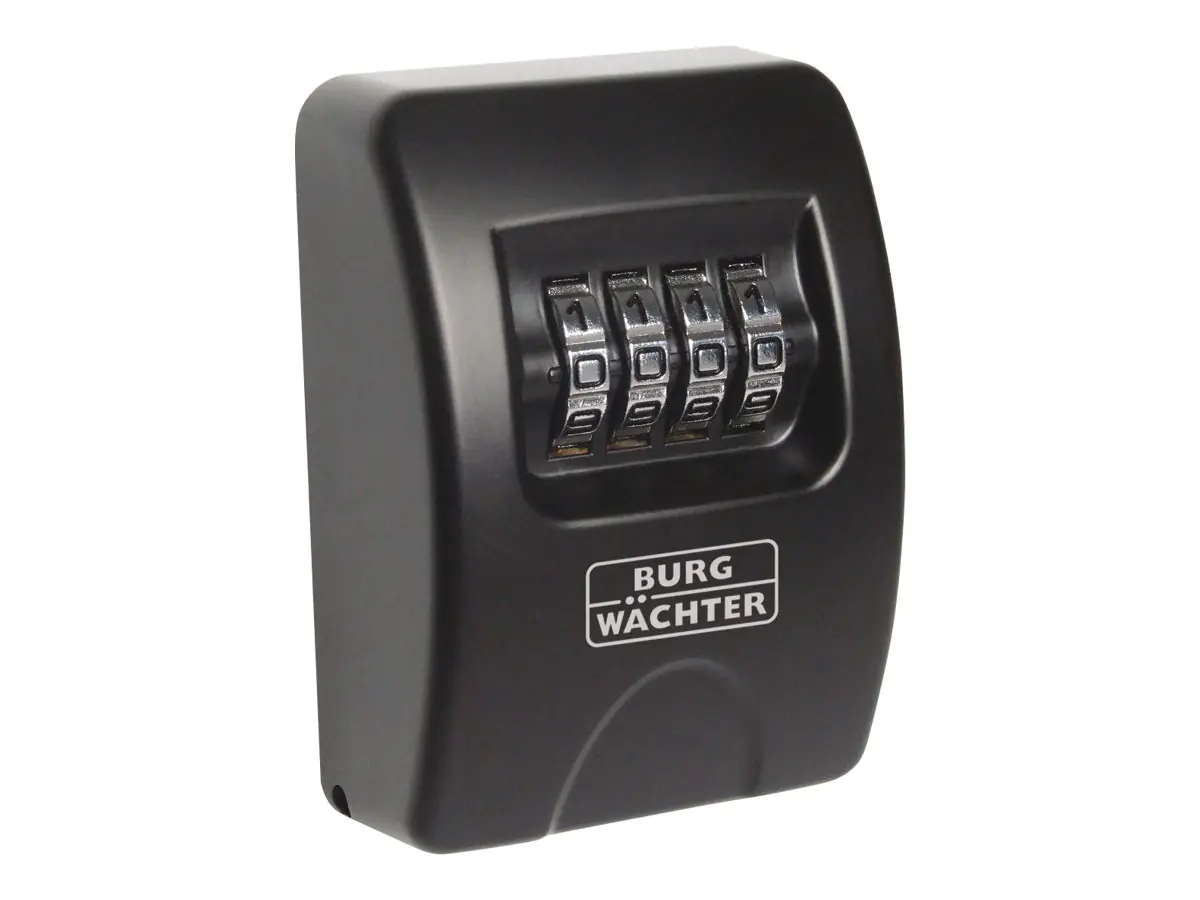 BURG-WÄCHTER Schlüsselbox KEY SAFE 10 SB 6,1 x 8,5 x 3,9 cm (B x H x T) 1 Haken Zinkdruckguss schwarz