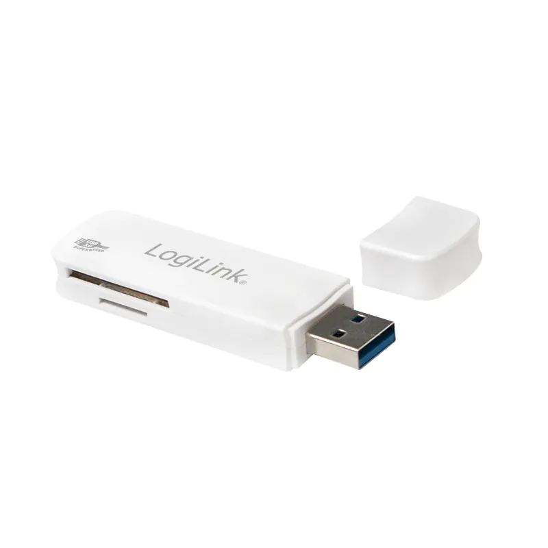 LogiLink CardReader USB 3.0 - Kartenleser (SD, microSD, SDHC, microSDHC, SDXC, microSDXC) - USB 3.0