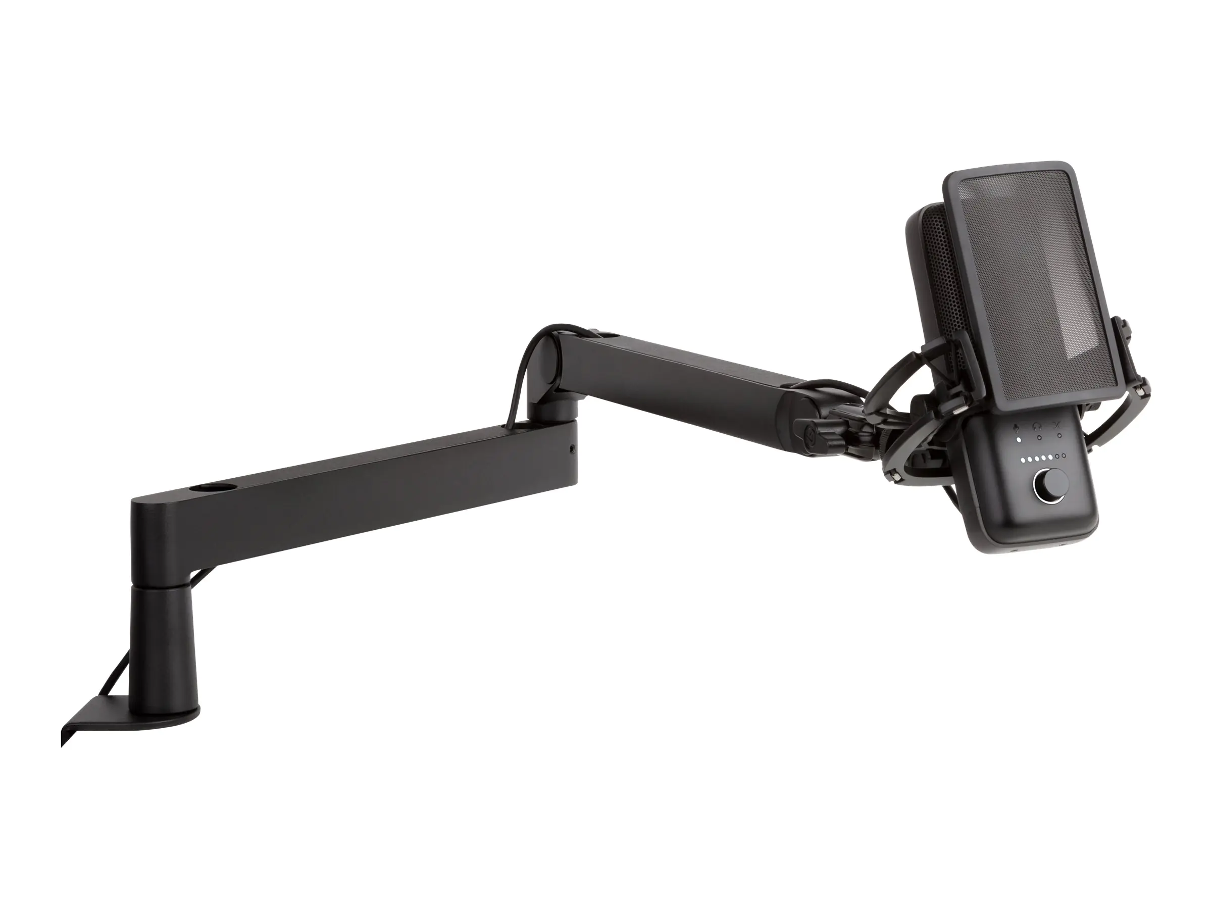 Elgato Wave Mic Arm LP - Befestigungskit (Spannbefestigung für Tisch, Gelenkarm, 1/4"-Kugelkopf, Adapter 1/4" auf 3/8", Adapter 1/4" auf 5/8") 10AAN9901