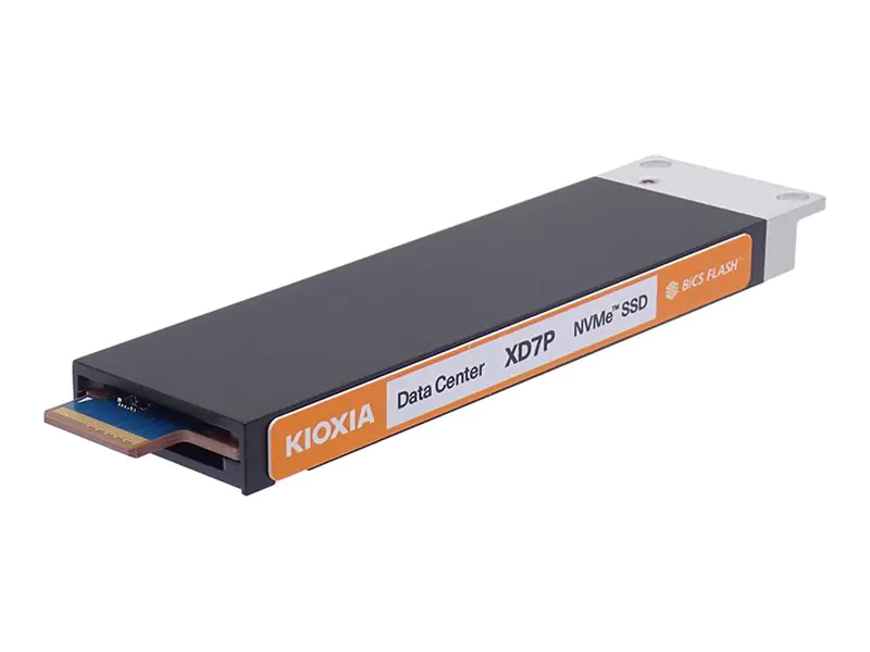 Kioxia XD7P Series - SSD - verschlüsselt - 7680 GB - intern - E1.S 9.5mm (E1.S 9.5mm)
