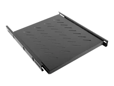 Lanberg Rack - Regal - RAL 9004, Schwarz - 1U - 48.3 cm (19") AK-1007-B