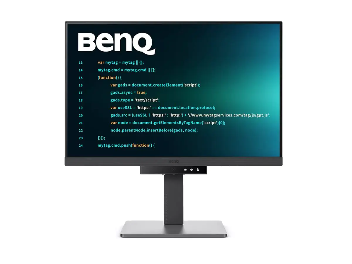 BenQ RD240Q - LED-Monitor - 61.2 cm (24.1") - 2560 x 1600 WQXGA @ 60 Hz - IPS - 300 cd/m² - 1000:1 - HDR10 - 5 ms - HDMI, DisplayPort, USB-C - Headset / Lautsprecher