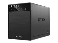 ICY BOX IB-3640SU3 - Festplatten-Array - 4 Schächte (SATA-600) - HDD 0 - SATA 3Gb/s, USB 3.0 (extern)