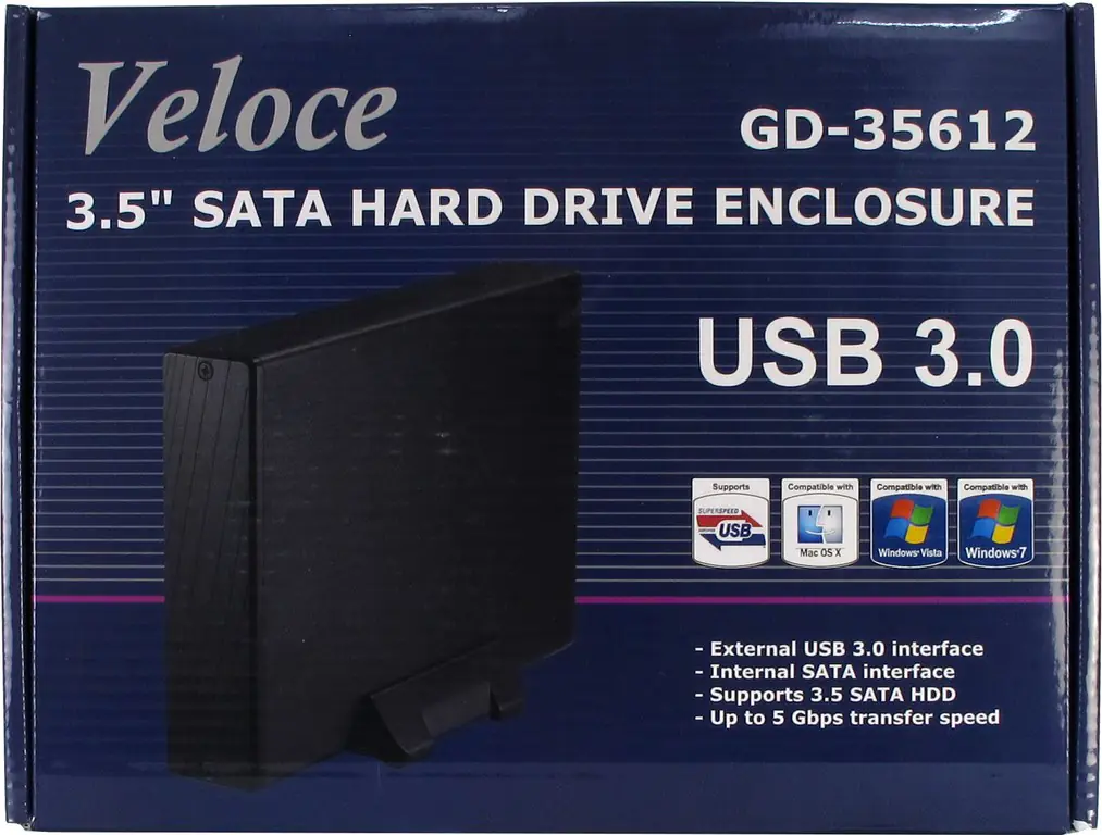Inter-Tech Veloce GD-35612 - Speichergehäuse - 3.5" (8.9 cm) 88884055