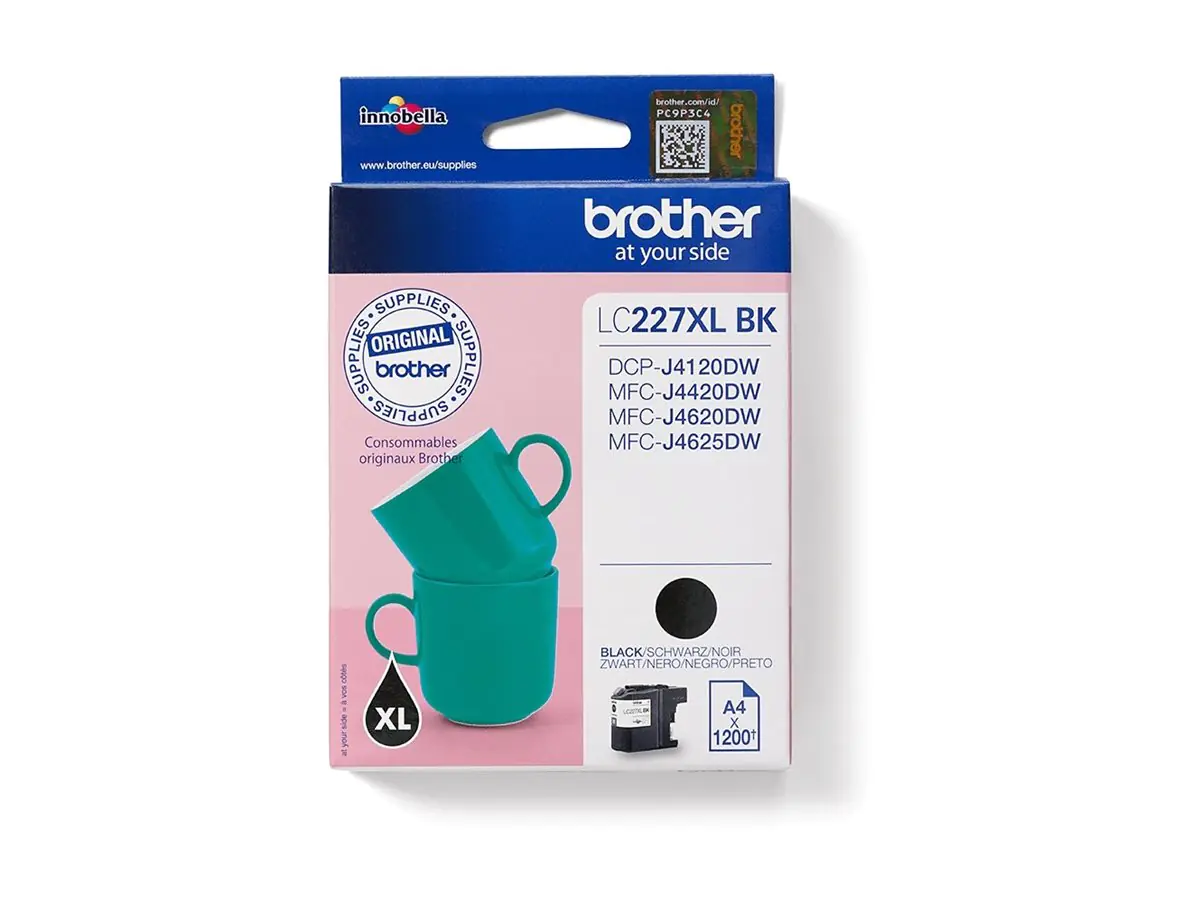 Brother LC227XLBK - Schwarz - Original - Tintenpatrone - für Brother DCP-J4120DW, MFC-J4420DW, MFC-J4620DW, MFC-J4625DW; Business Smart MFC-J4420DW