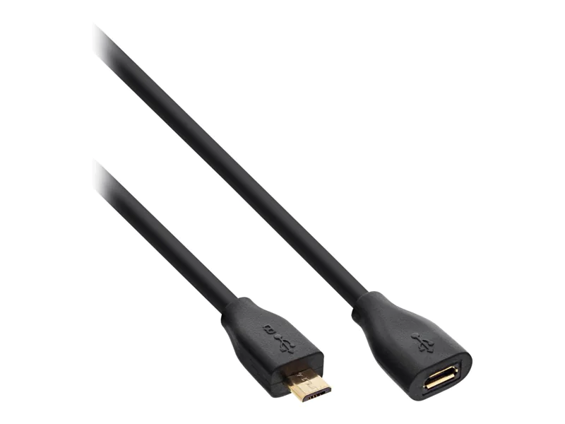 InLine - USB-Verlängerungskabel - Micro-USB Typ B (M) bis Micro-USB Typ B (W) - USB 2.0 - 5 m - Schwarz InLine - USB-Verlängerungskabel - Micro-USB Typ B (M) bis Micro-USB Typ B (W) - USB 2.0 - 5 m - Schwarz