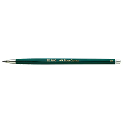 Faber-Castell Fallminenstift TK® 9400 2mm 3B ohne Radierer dunkelgrün Faber-Castell Fallminenstift TK® 9400 2mm 3B ohne Radierer dunkelgrün