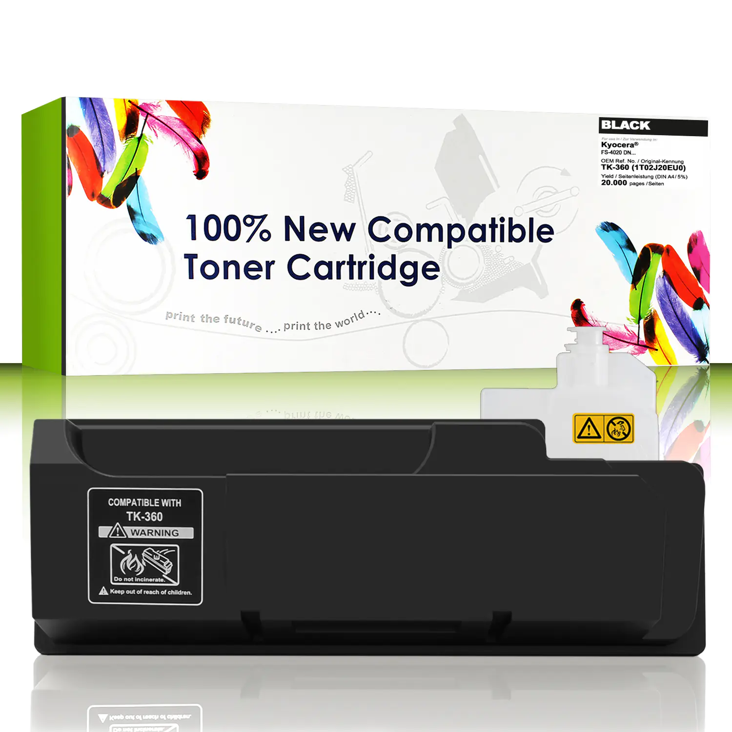 Cartridgeweb Toner kompatibel zu Kyocera/Mita 1T02J20EU0 TK360 schwarz 20.000 Seiten Cartridgeweb Toner kompatibel zu Kyocera/Mita 1T02J20EU0 TK360 schwarz 20.000 Seiten