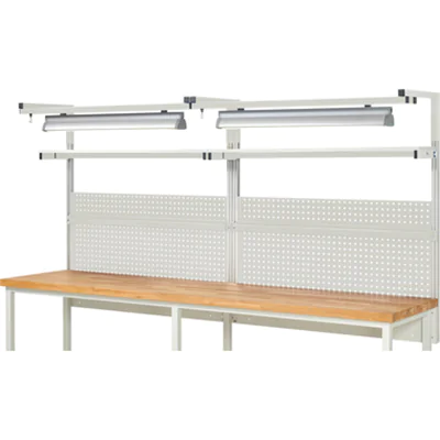 RAU Werkzeugwand Komplettset 04 3.000 x 1.380 x 350 mm (B x H x T) Stahl, pulverbeschichtet lichtgrau RAU Werkzeugwand Komplettset 04 3.000 x 1.380 x 350 mm (B x H x T) Stahl, pulverbeschichtet lichtgrau