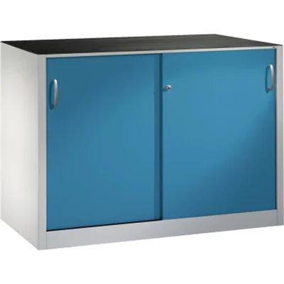 C+P Werkzeugschrank 215609S10051 Schiebetür 1000x1600x500mm lgr/lbl