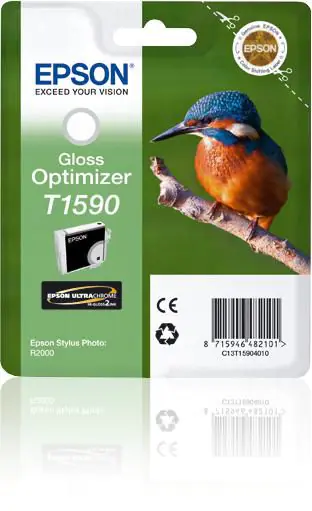 Epson T1590 Gloss Optimizer - 17 ml - Original - Blisterverpackung - Ink-Optimizer-Patrone - für Stylus Photo R2000
