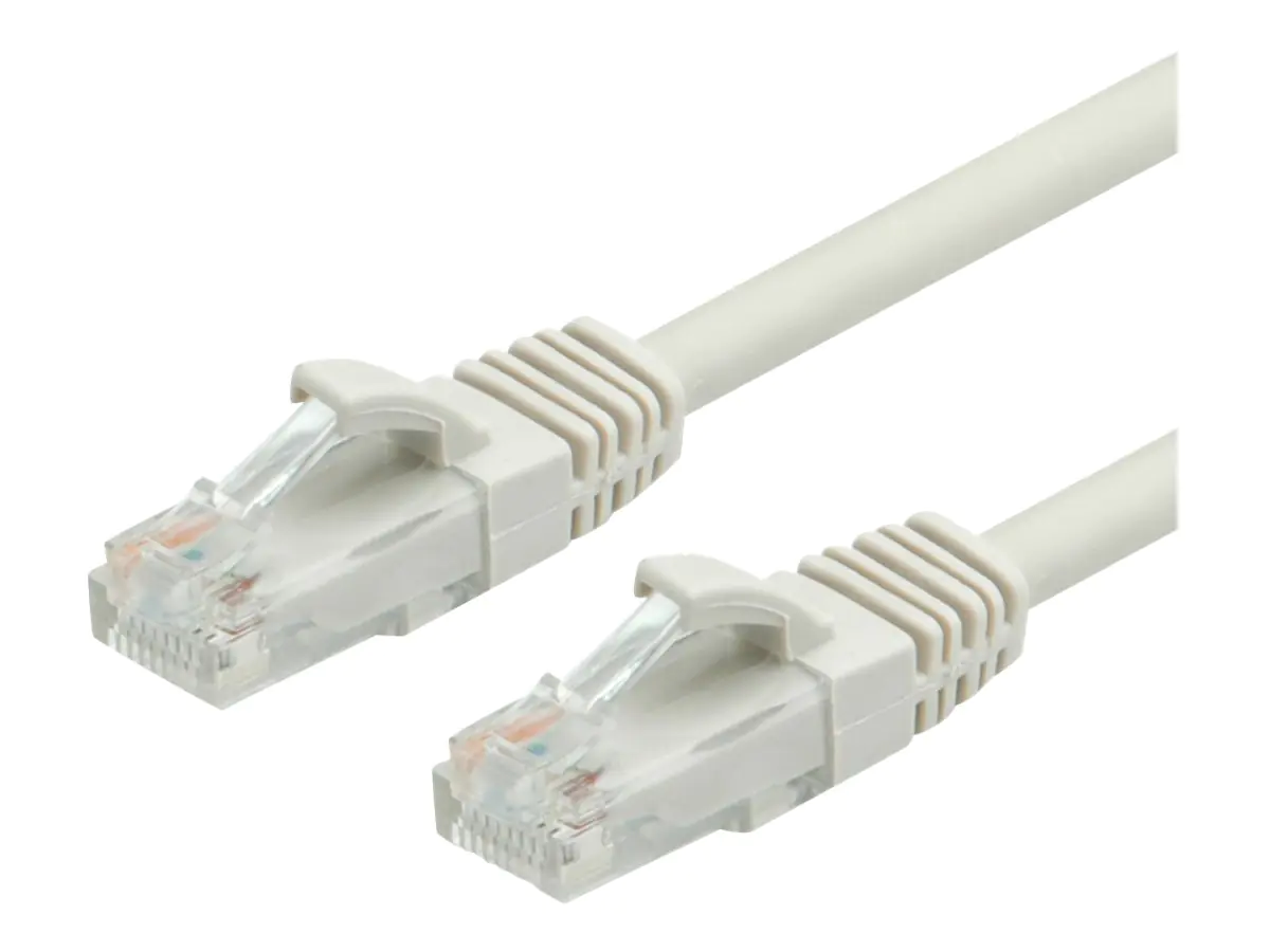 VALUE - Patch-Kabel - RJ-45 (M) bis RJ-45 (M) - 1.5 m - UTP - CAT 6a - geformt - Grau, RAL 7044
