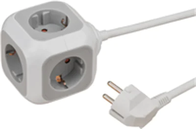 Brennenstuhl 1150090, 1,4 m, 4 AC-Ausgänge, Indoor, IP20, Weiß, 230 V