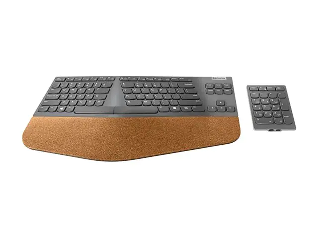 Lenovo Go Wireless Numeric Keypad - Tastenfeld - kabellos - 2.4 GHz - Tastenschalter: Scissor-Key - Storm Gray - retail