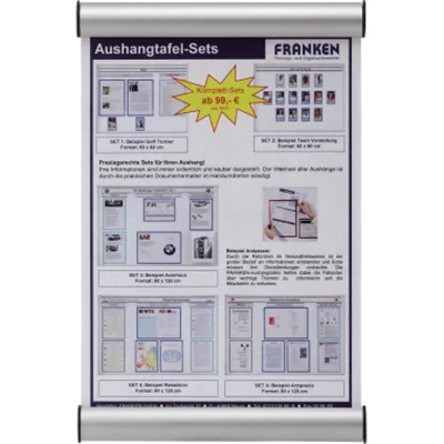 Franken Türschild Clip BS0606 148x148mm