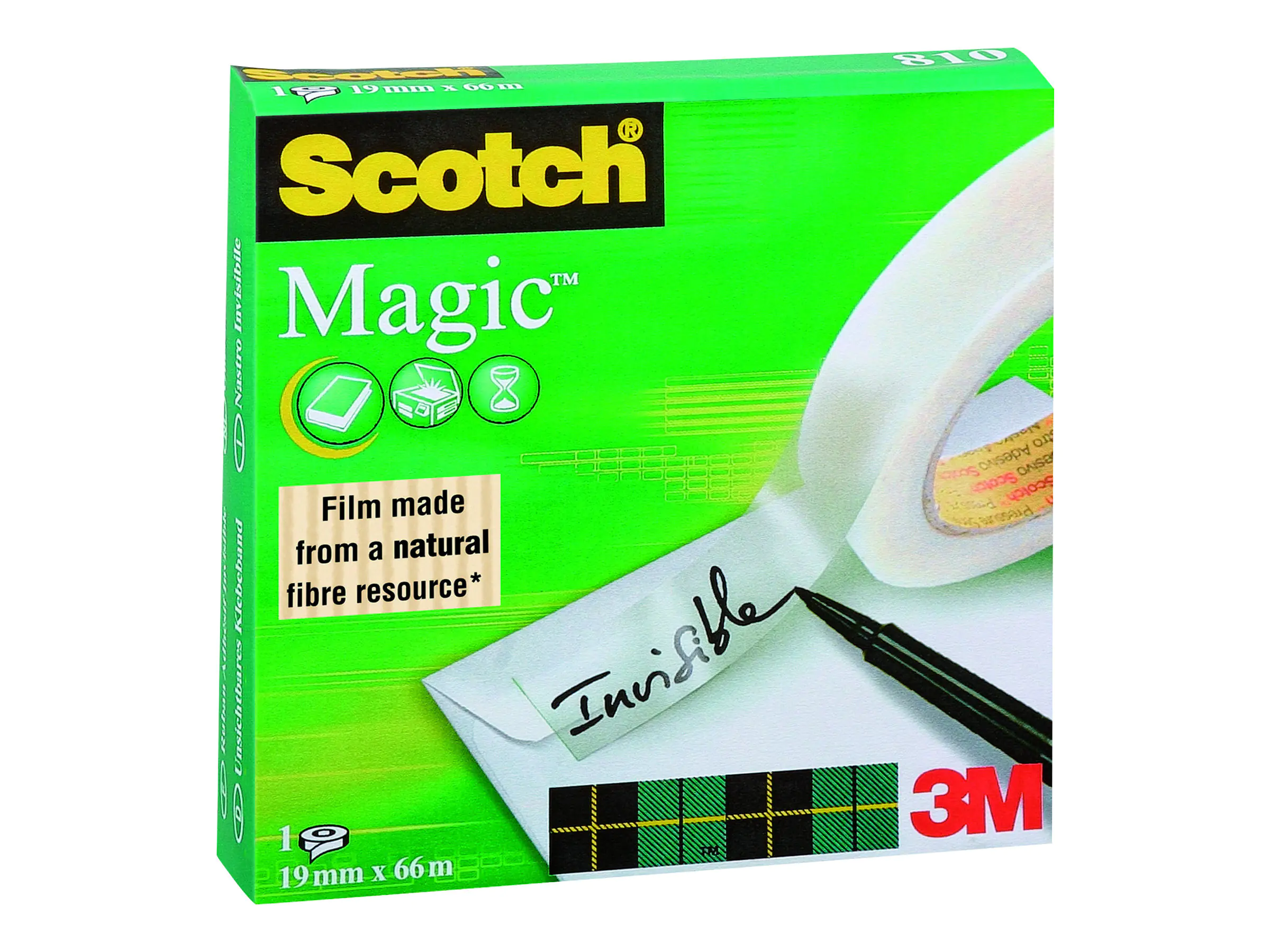 Scotch Klebefilm Magic 810 M8101966 19mmx66m unsichtbar