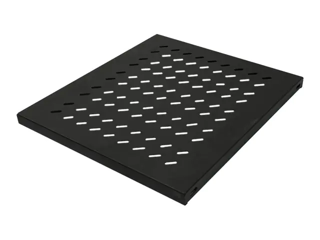 LogiLink Canovate - Rack - Regal - Schwarz, RAL 9005 - 1U - 48.3 cm (19")