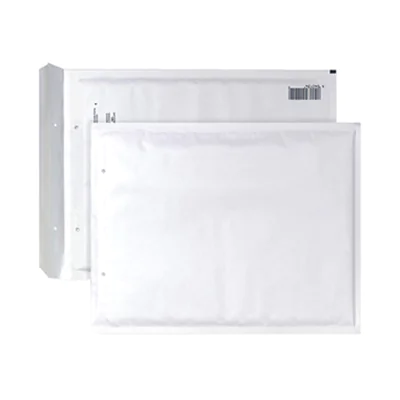 AIRPRO Luftpolstertasche W/20 mit Haftklebung, Lochung für Klammer Kraftpapier weiß 50 St./Pack. AIRPRO Luftpolstertasche W/20 mit Haftklebung, Lochung für Klammer Kraftpapier weiß 50 St./Pack.