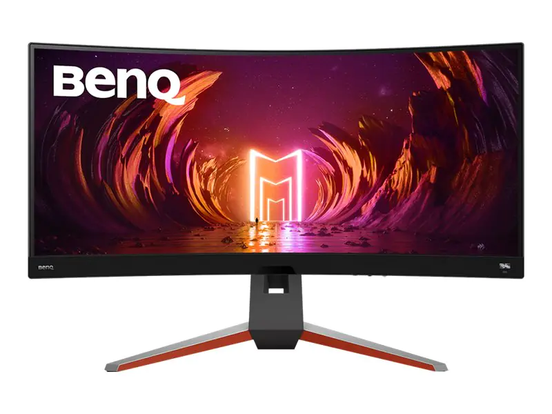 BenQ Mobiuz EX3410R - LED-Monitor - gebogen - 86.4 cm (34") - 3440 x 1440 UWQHD @ 144 Hz - VA - 350 cd/m² - 3000:1 - DisplayHDR 400 - 1 ms - 2xHDMI, DisplayPort - Lautsprecher mit Subwoofer