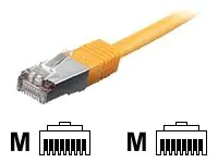 equip - Patch-Kabel - RJ-45 (M) zu RJ-45 (M) - 3 m - SFTP - CAT 6a - halogenfrei, geformt, verseilt - Gelb