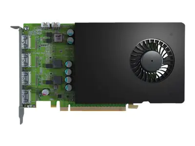 Matrox D-Series D1450 - Grafikkarten - 4 GB GDDR5 - PCIe 3.0 x16 - 4 x HDMI
