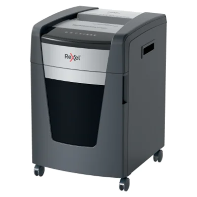 Rexel® Aktenvernichter Momentum Extra XP420+ P-4 Papier, Heftklammern, Büroklammern, Kreditkarten, CDs/DVDs Partikelschnitt 21 Bl. (80 g/m²) schwarz