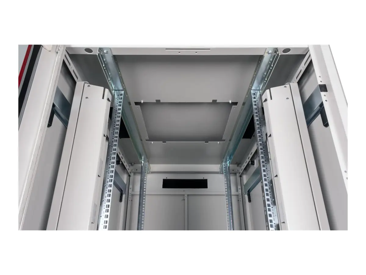 ROLINE 19 Zoll Netzwerkschrank Pro 42 HE 800x1200 BxT Glastür grau