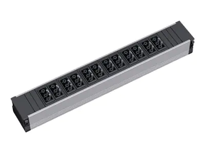 Bachmann Consolidation point - Steckdosenleiste - 1-phasig - Eingabe, Eingang GST18i3 - Ausgangsanschlüsse: 12 (GST18i3) - Schwarz