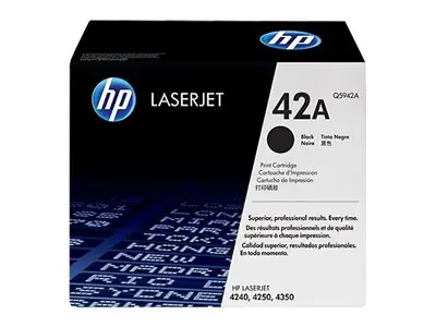 HP 42A - Schwarz - Original - LaserJet - Tonerpatrone (Q5942A) - für LaserJet 4240, 4250, 4350