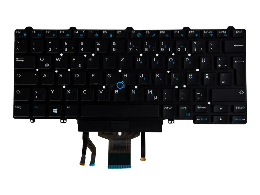 Origin Storage Dell - Tastatur - hinterleuchtet - Deutsch
