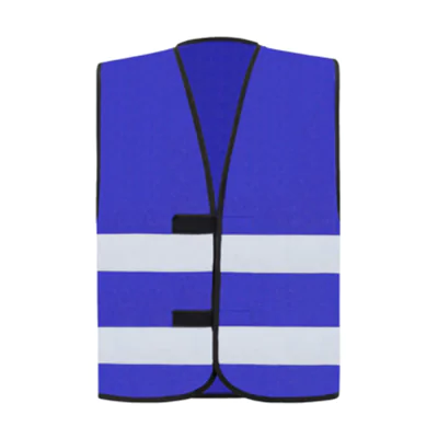 korntex Warnweste Dortmund XXL reflektierend Klettverschlüsse 100 % Polyester blau