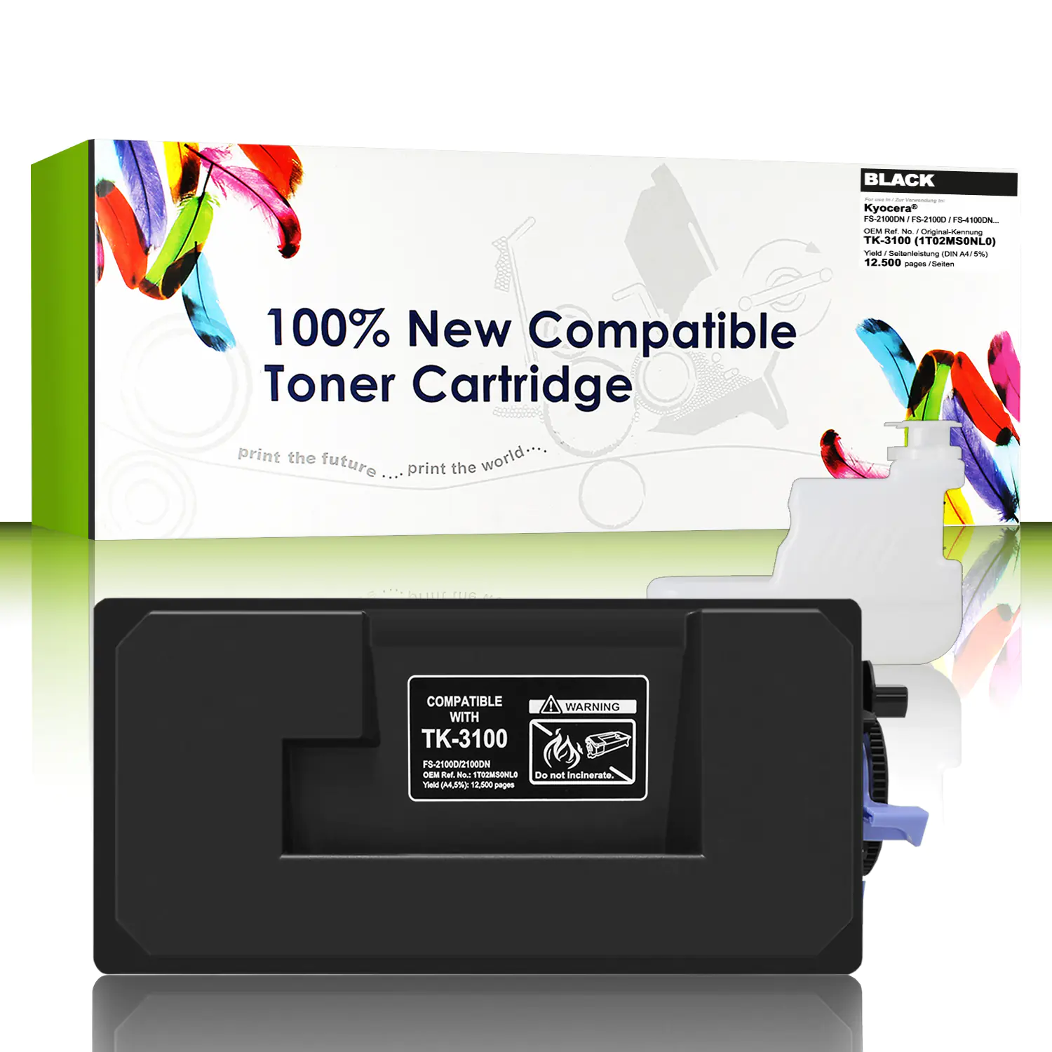 Cartridgeweb Toner kompatibel zu Kyocera/Mita 1T02MS0NL0 TK3100 schwarz 12.500 Seiten Cartridgeweb Toner kompatibel zu Kyocera/Mita 1T02MS0NL0 TK3100 schwarz 12.500 Seiten