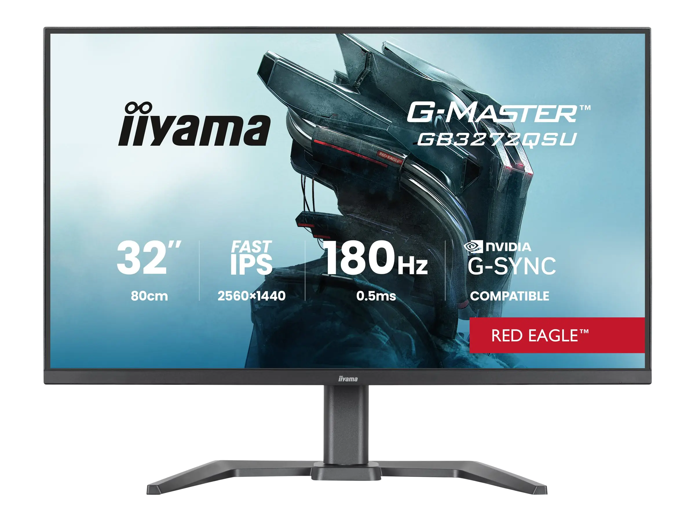 Iiyama G-MASTER Red Eagle LED-Monitor (32") GB3272QSU-B1
