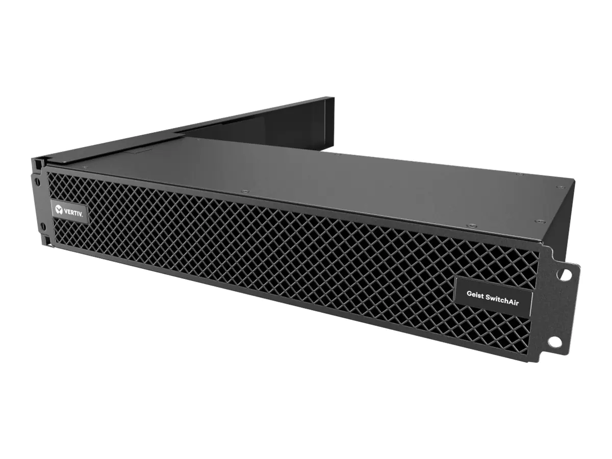 Vertiv Geist SwitchAir - Passives Rack-Luftstromsystem mit hinterem Lufteinlass - Schwarz - 2U