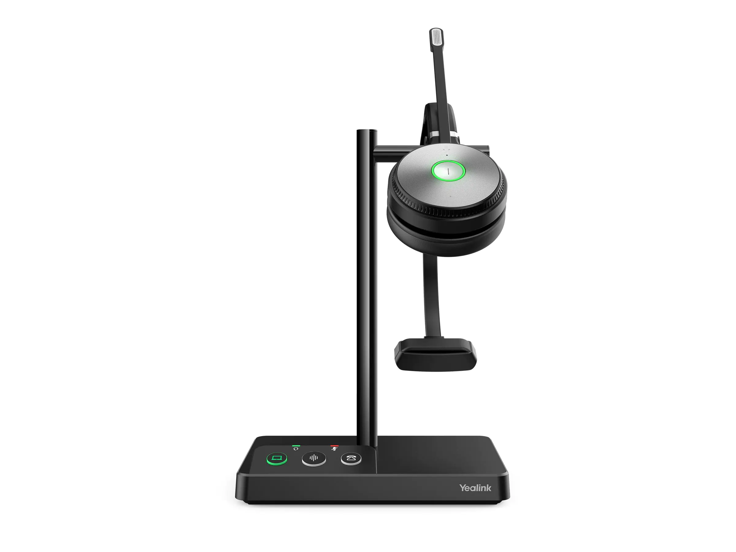 Yealink WH62 Mono - Headset - On-Ear - DECT - kabellos - USB - UC-zertifiziert