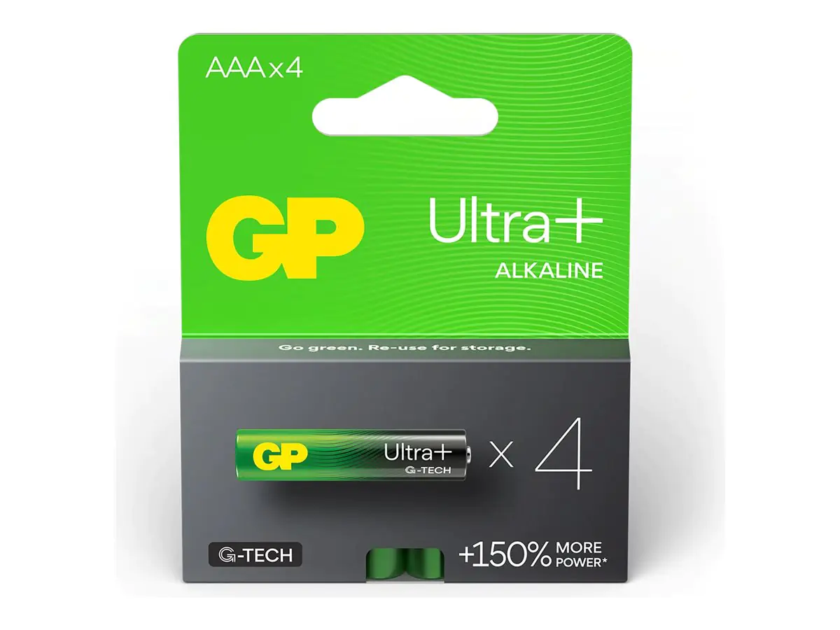 GP Battery GP Ultra Plus - Batterie 4 x AAA - Alkalisch GPULP24A985C4
