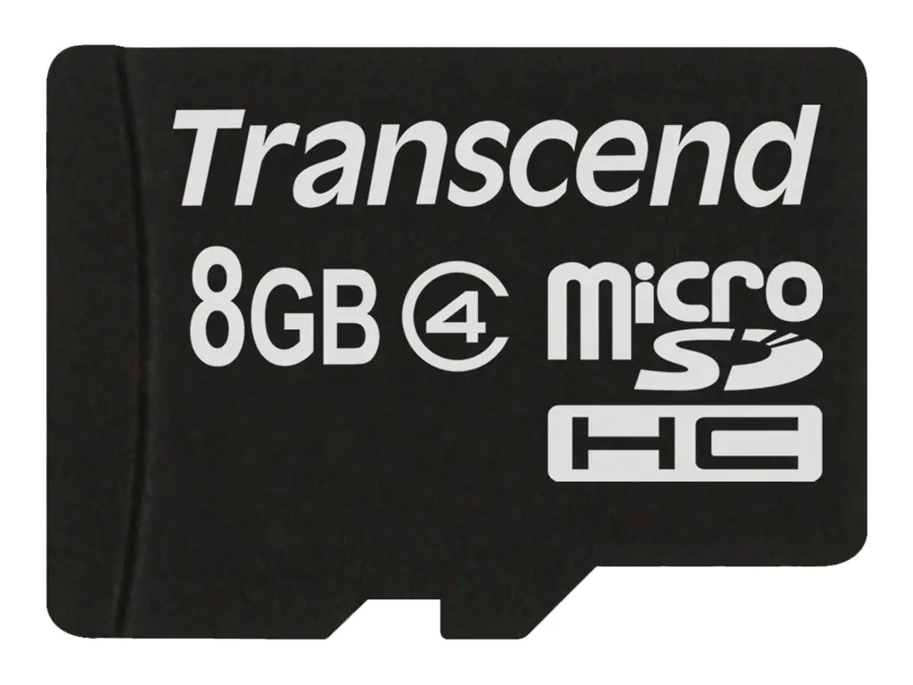 Transcend - Flash-Speicherkarte - 8 GB - Class 4 - microSDHC