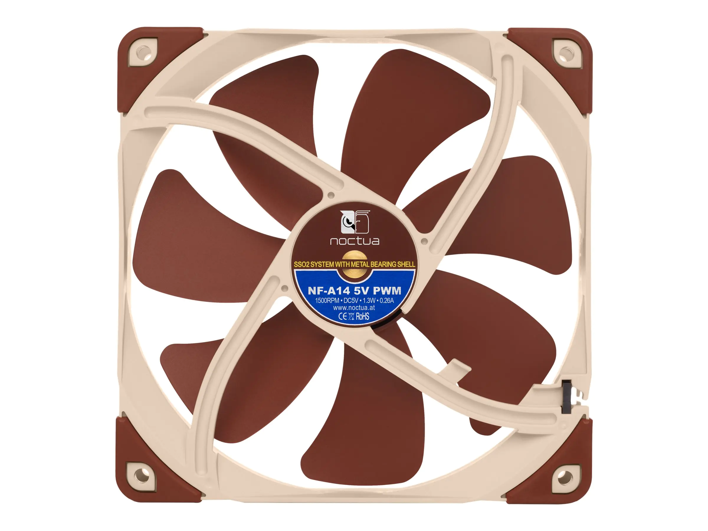 Noctua NF-A14 5V PWM - Gehäuselüfter - 140 mm